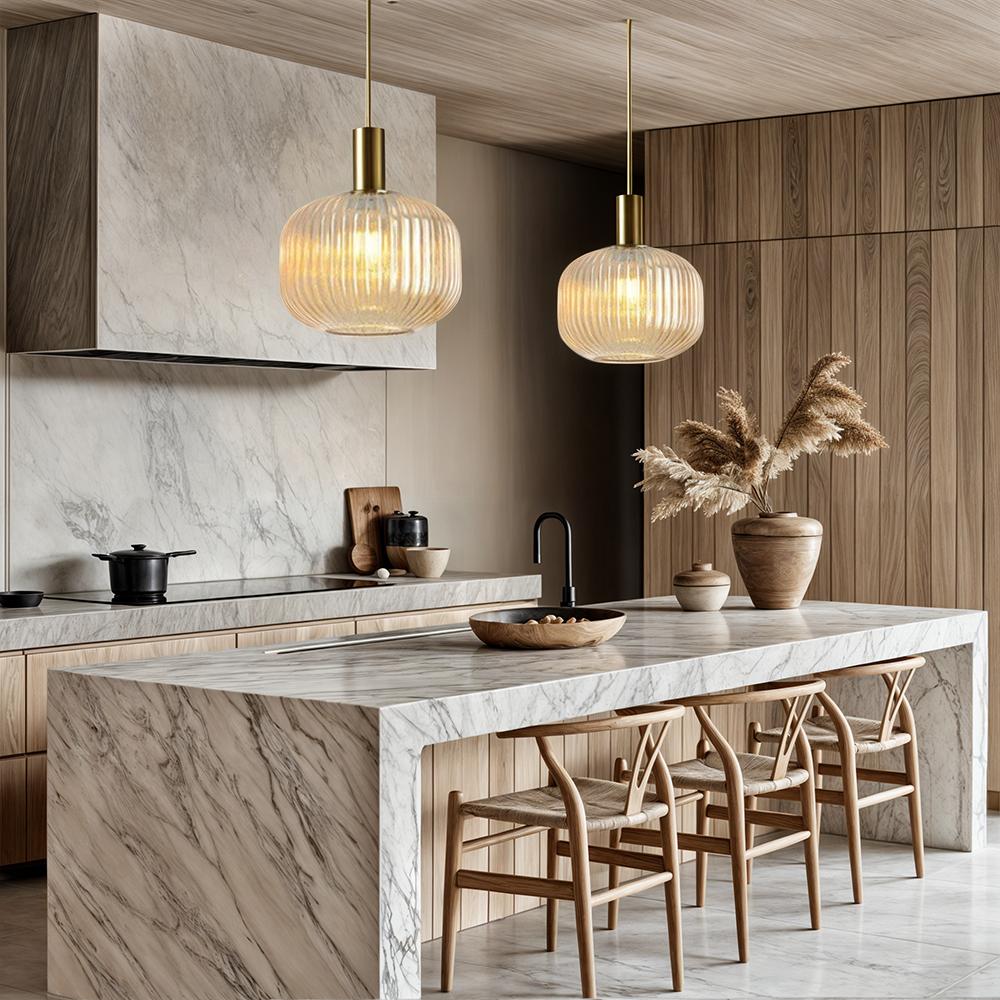 Showing Light in kitchen