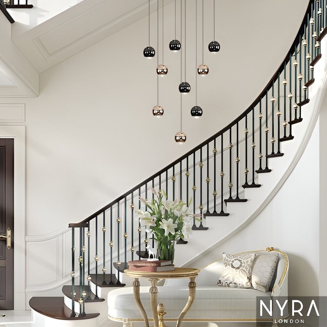 Glass Raindrop Chandelier