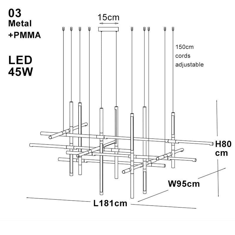 Stralix Minimalist Chandeliers
