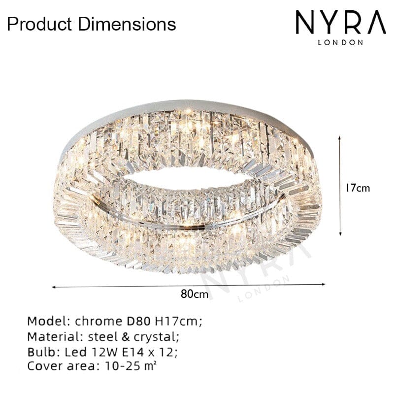 Chrome Royal Ring 80cm