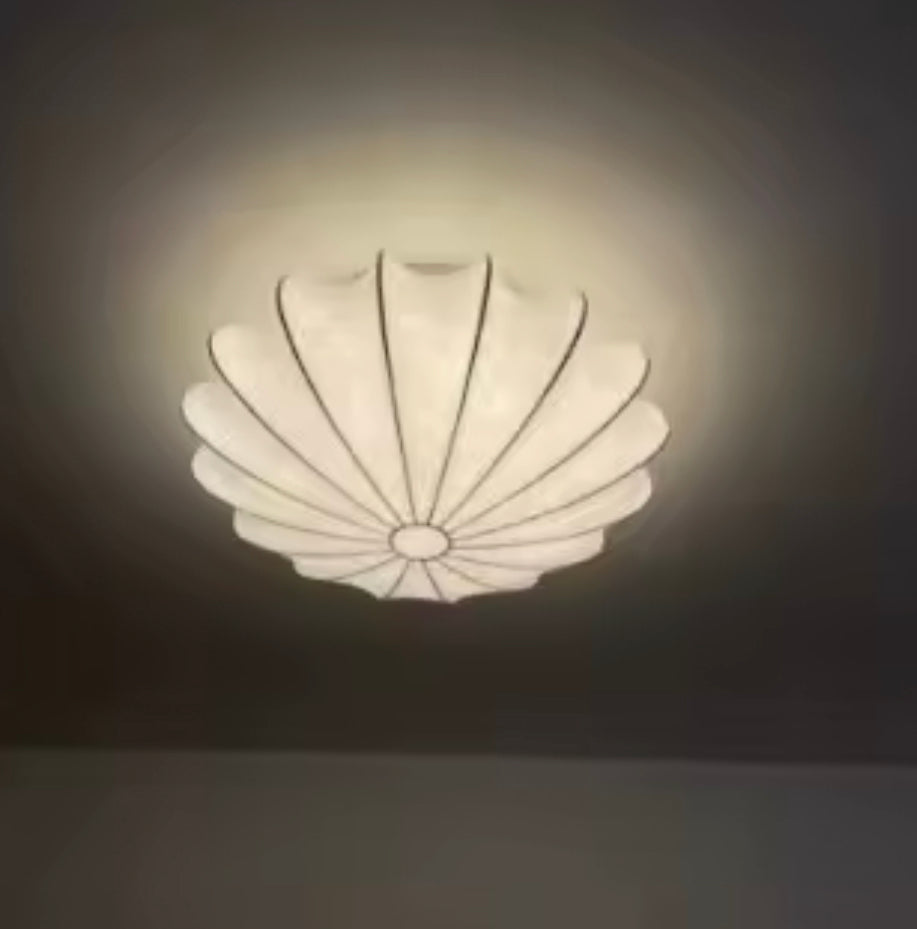 Zen Glow Silk Ceiling Light