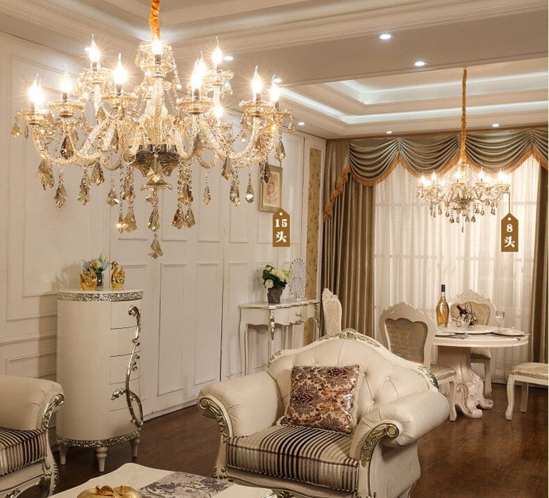 NYRA Italian K9 Candlestick Chandelier
