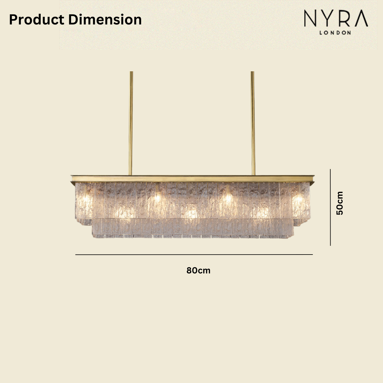 Belmont Glass Chandelier collection