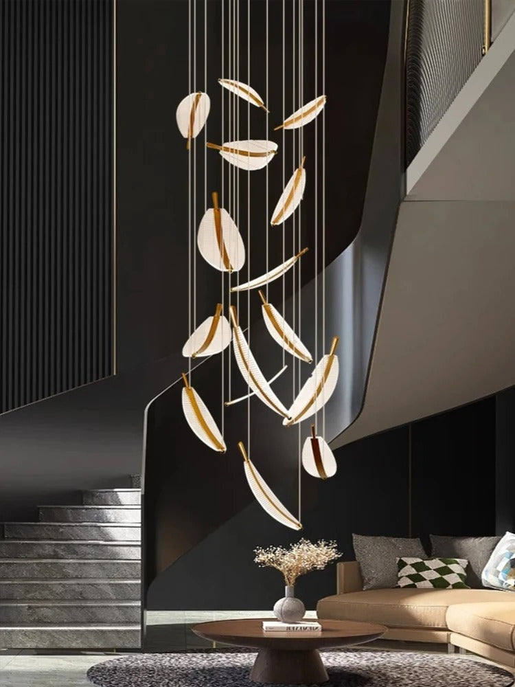 Golden Leaf LED Pendant