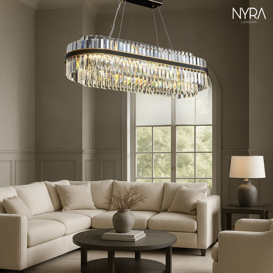 Oryx Rectangle Crystal Chandeliers