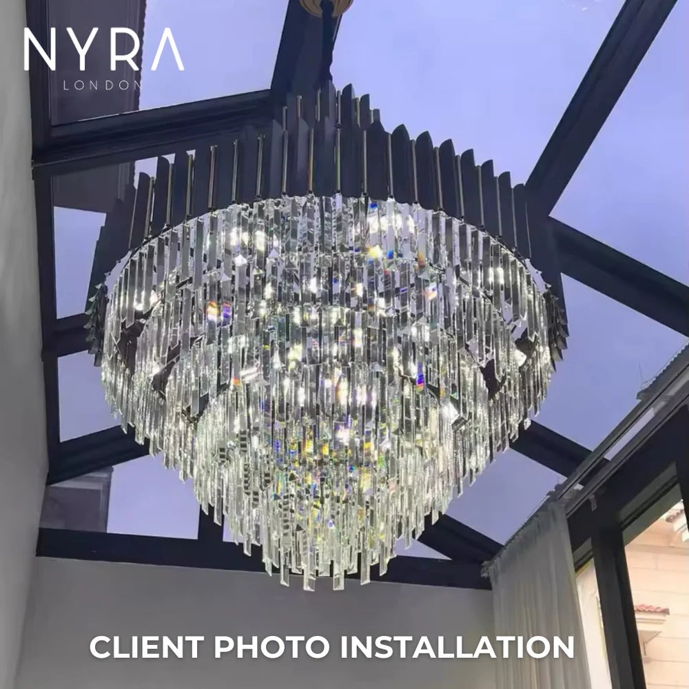Cuban Grey Chandelier