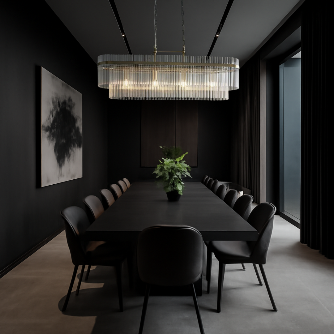 Astralis Rectangular Tube Chandelier
