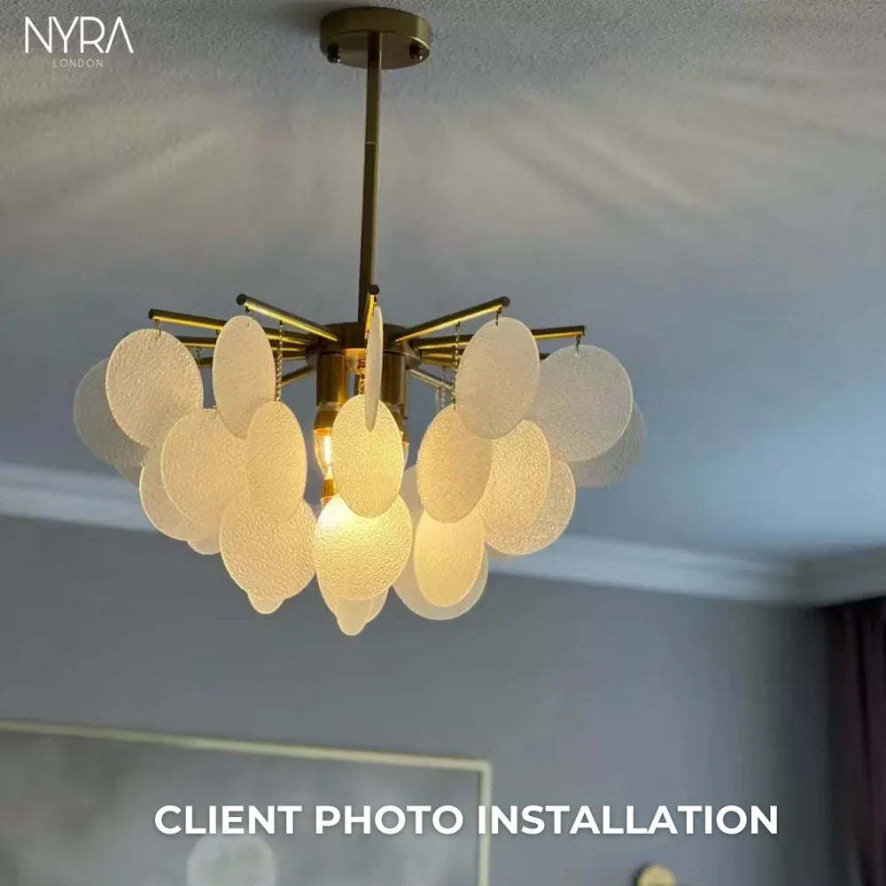 Victoria glass chandelier 80cm