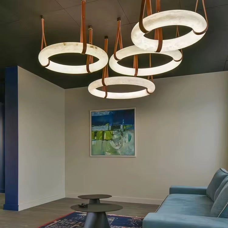 Wexford Marble Ring Chandelier
