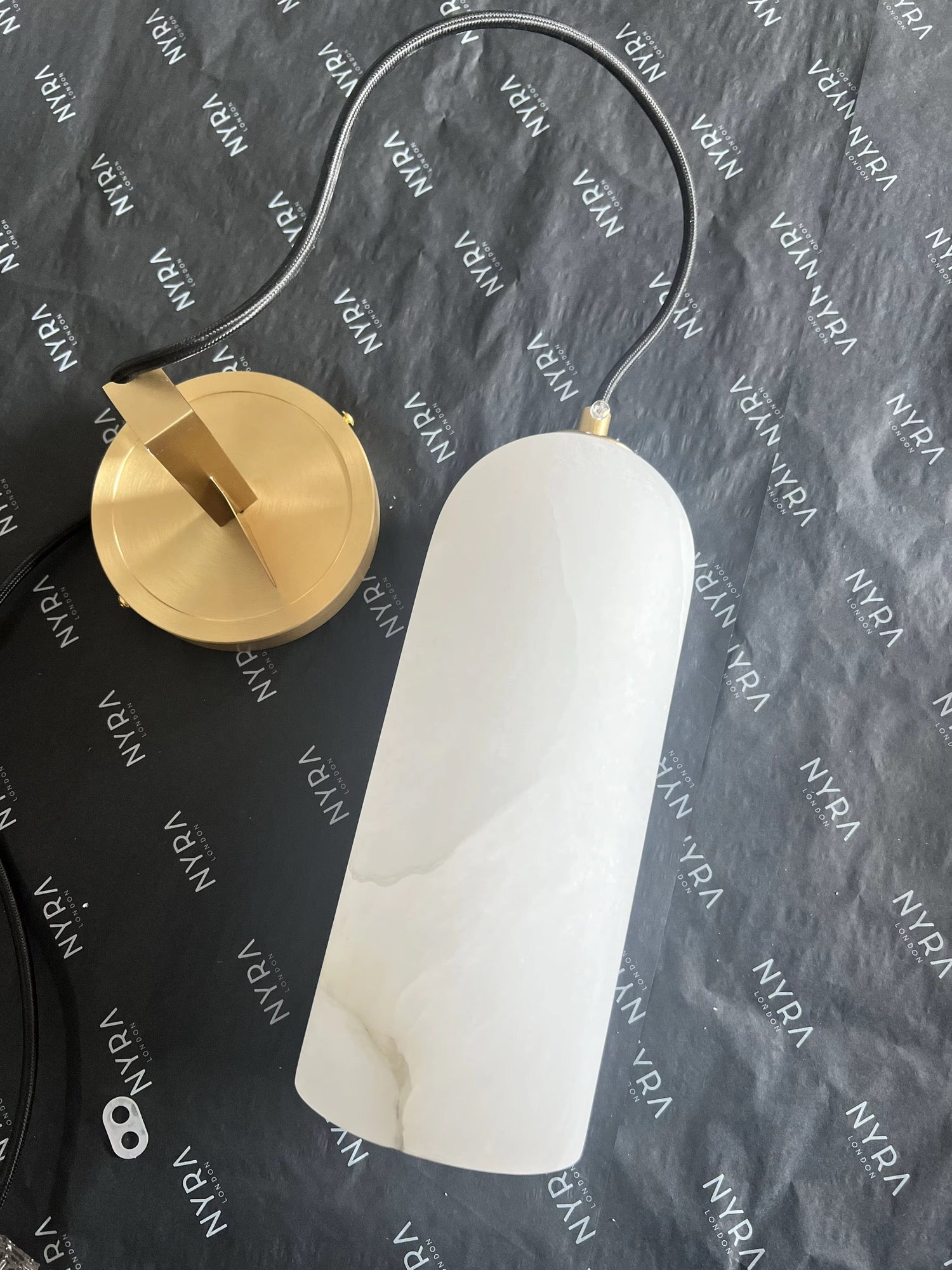 Ethereal Glow Marble Pendant