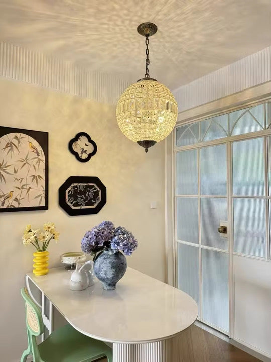 Clarion Crystal Orb Chandelier