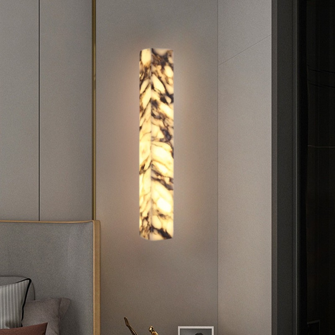 Mira Marble Minimalist Wall Light