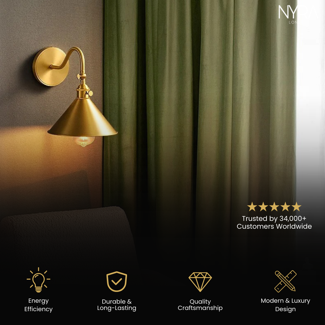 AuraGlow LED Wall Sconce