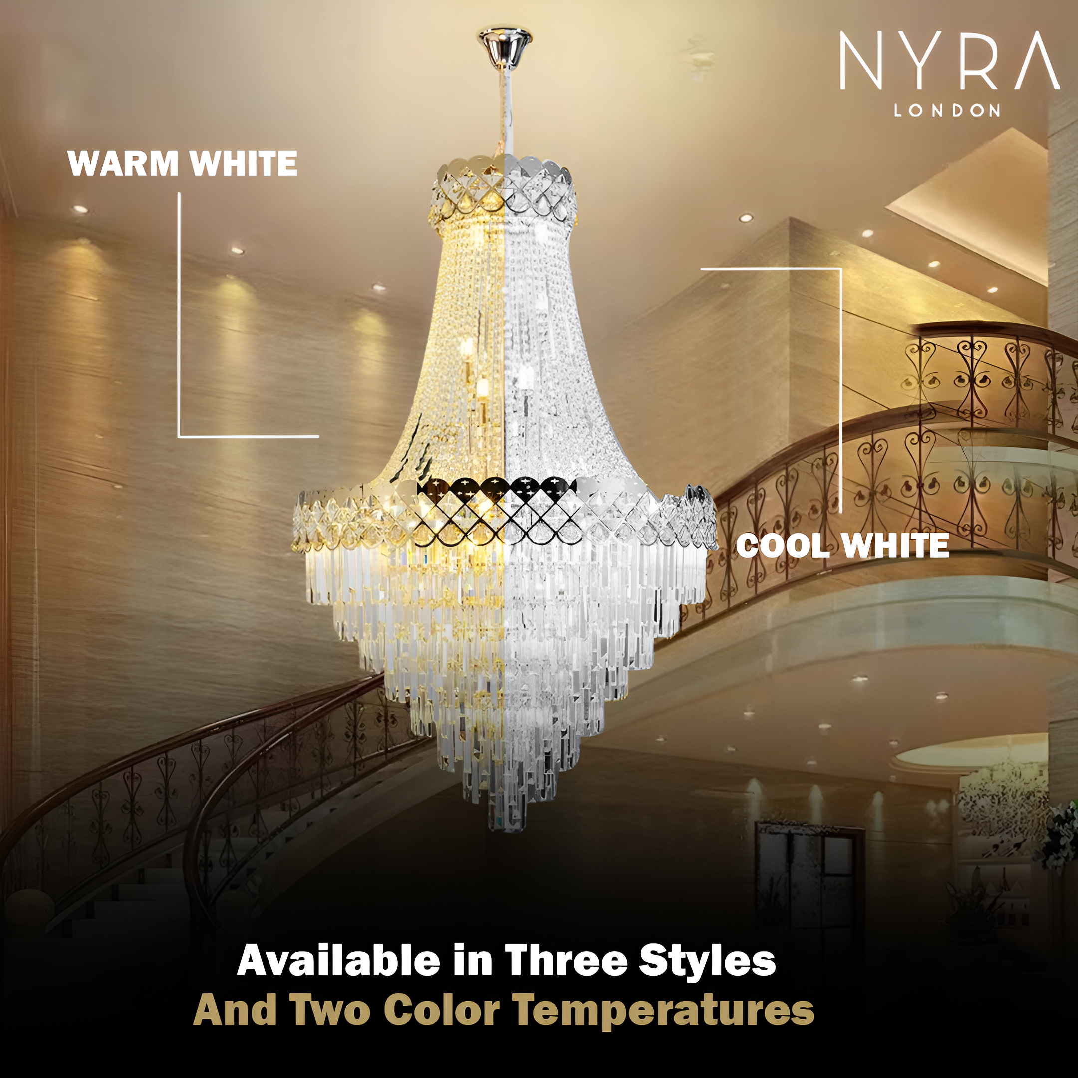 Finix Modern Crystal Chandelier