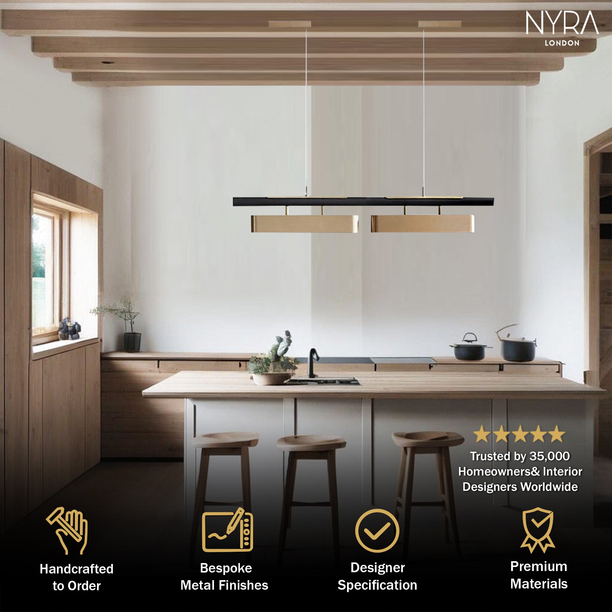 Manora Minimalist Modern Chandelier