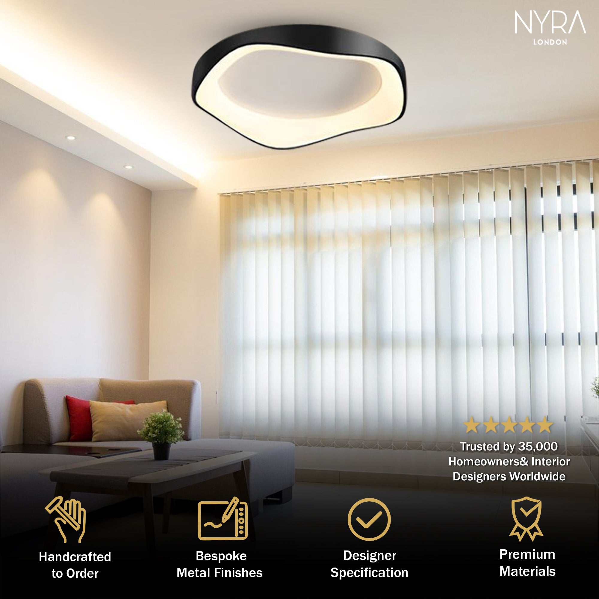 Azeeti Ceiling Wall Lamp