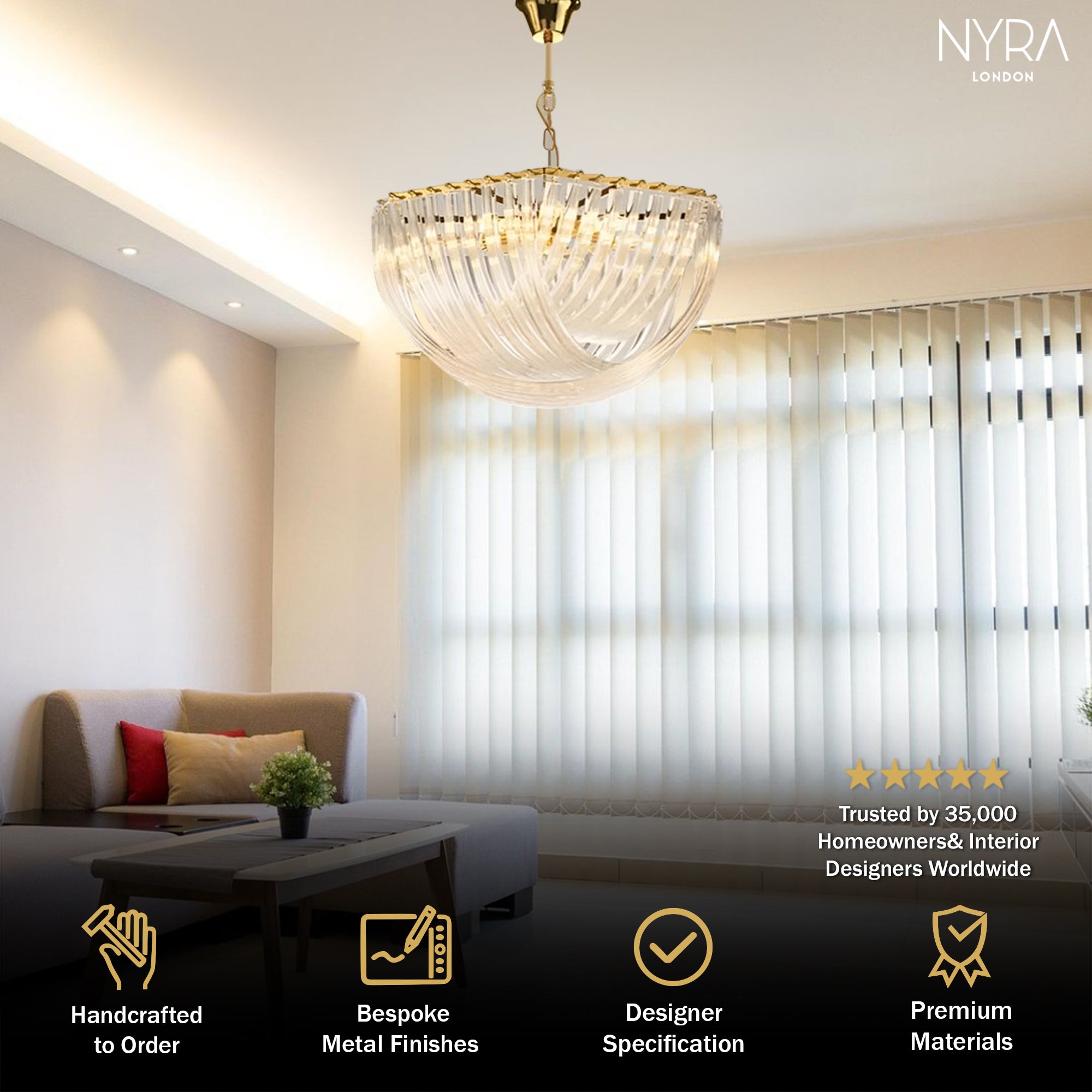 Eclora Crystal Chandelier