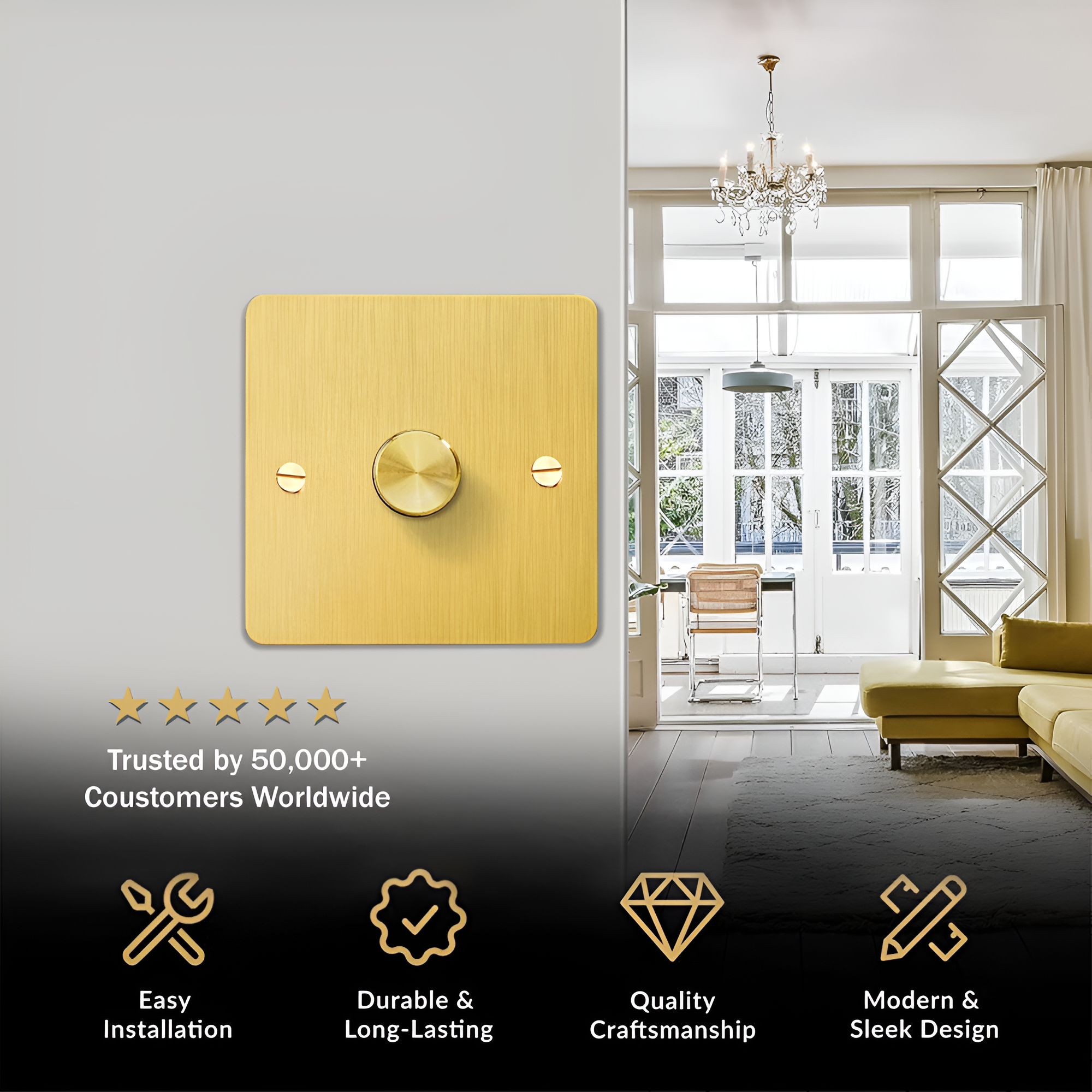 NYRA Customisable Dimmer Switches