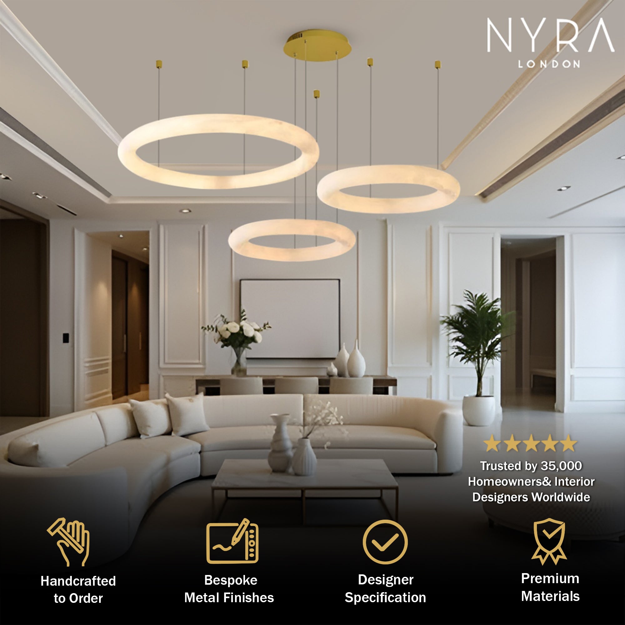 NYRA Marble Stone Ring