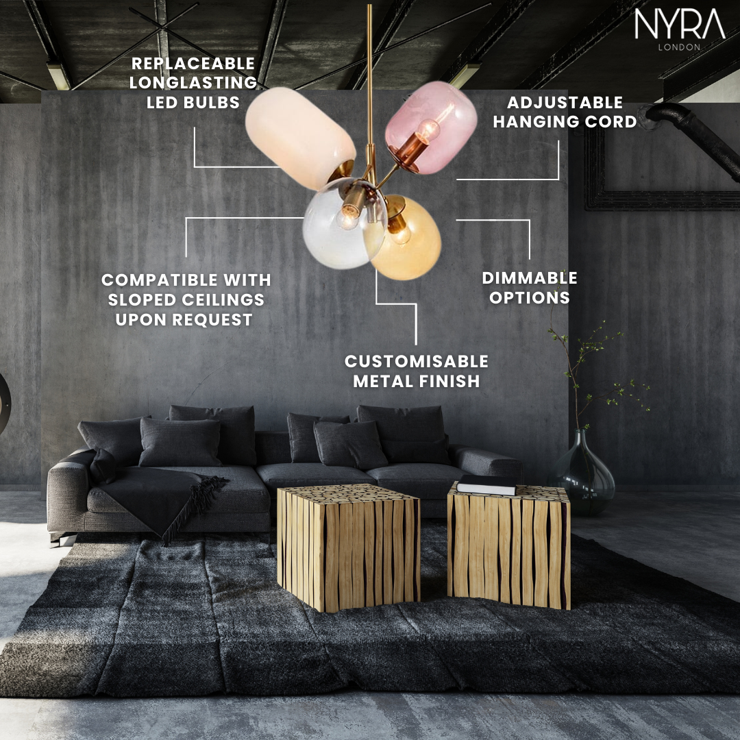 Postmodern Glass Pendant