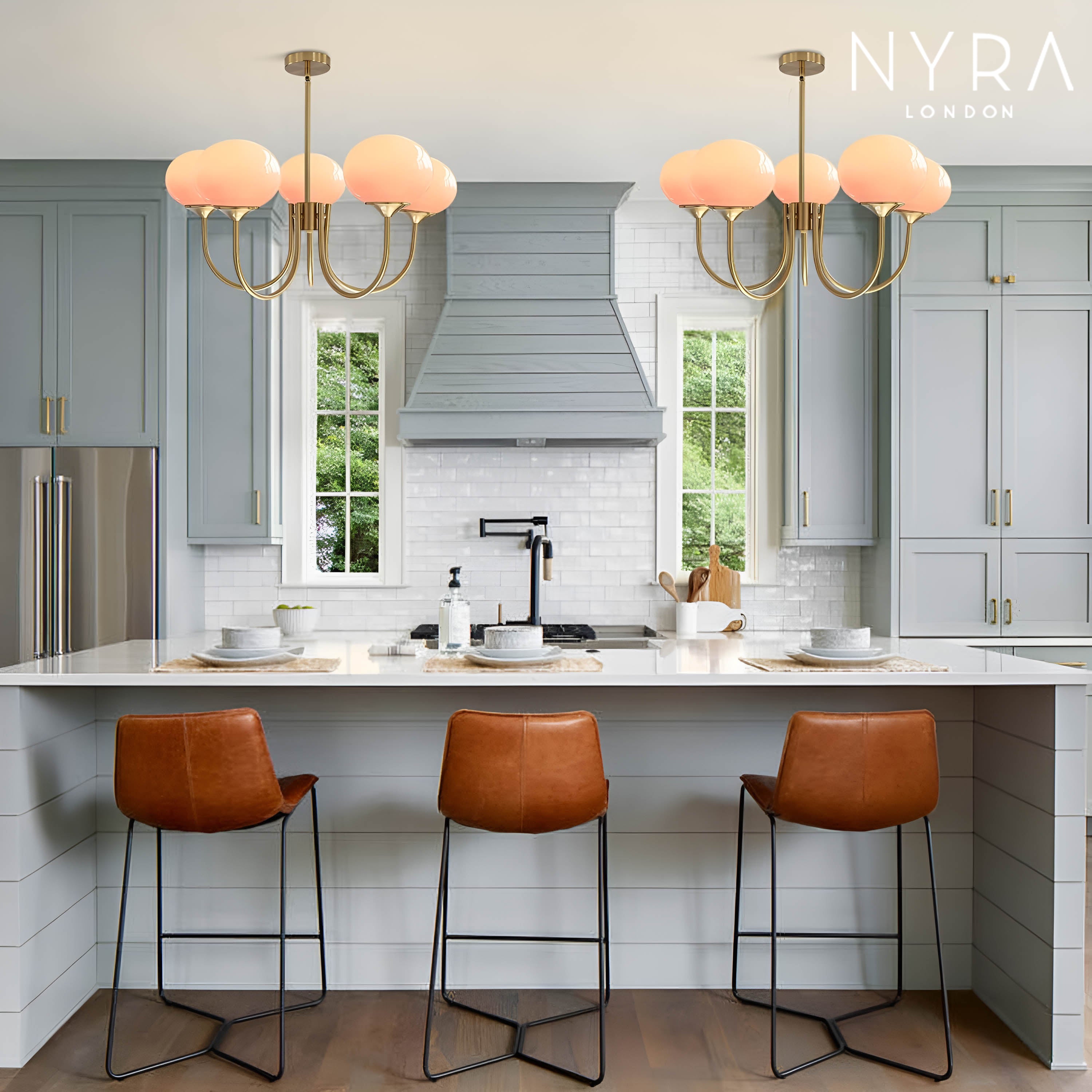 Blush Glow Chandelier