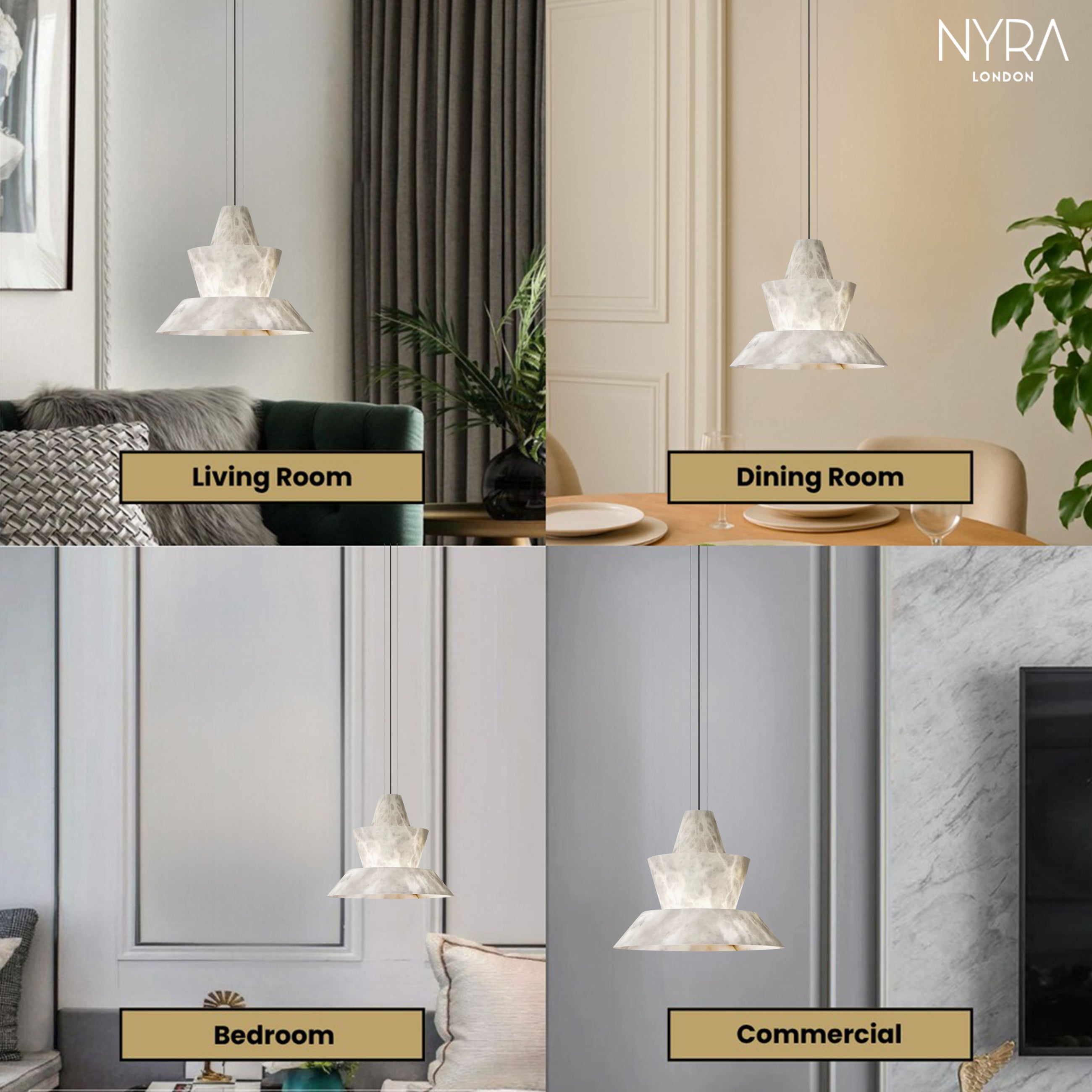 Orbix Alabaster Pendant Light