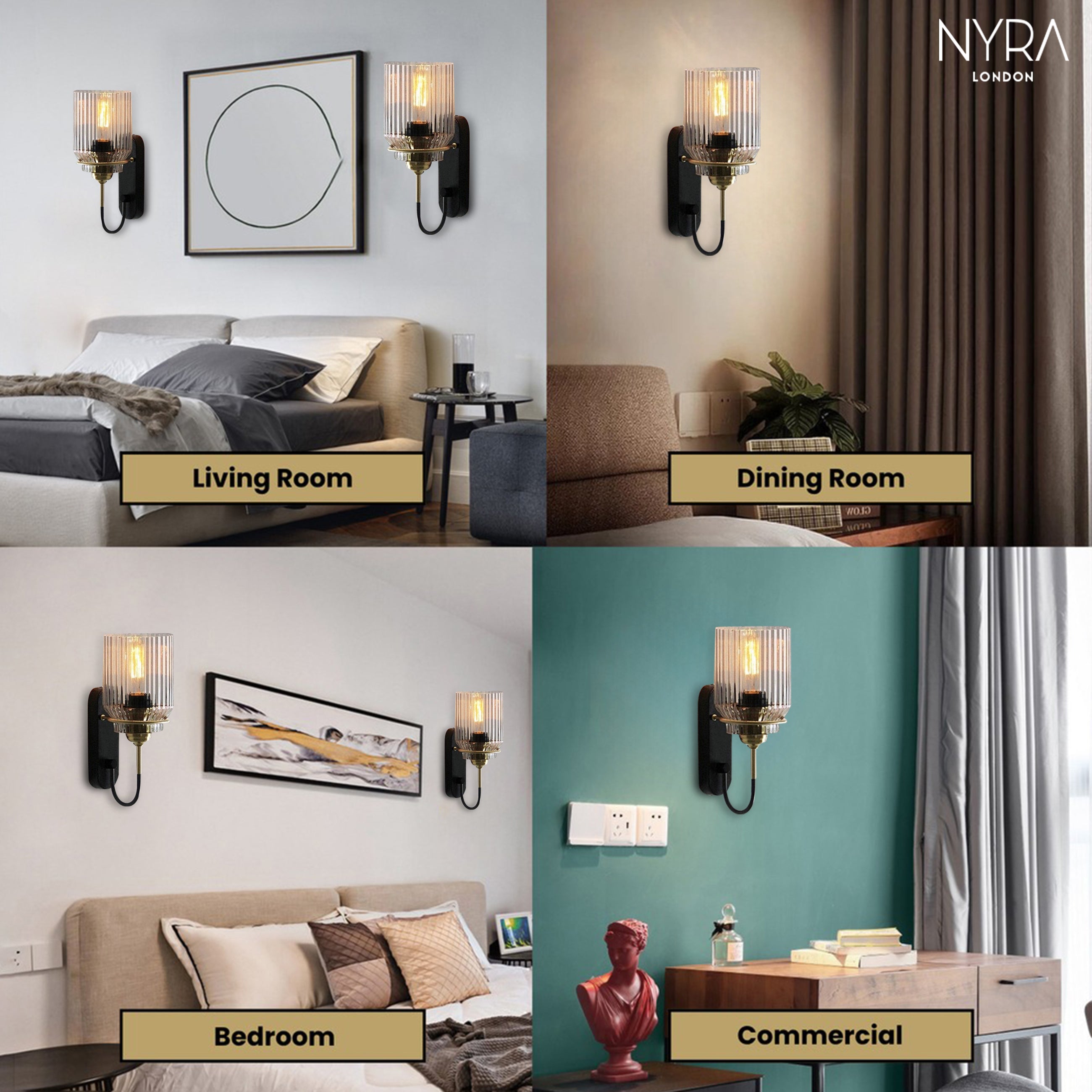 Sabizter Glass Wall Lamp