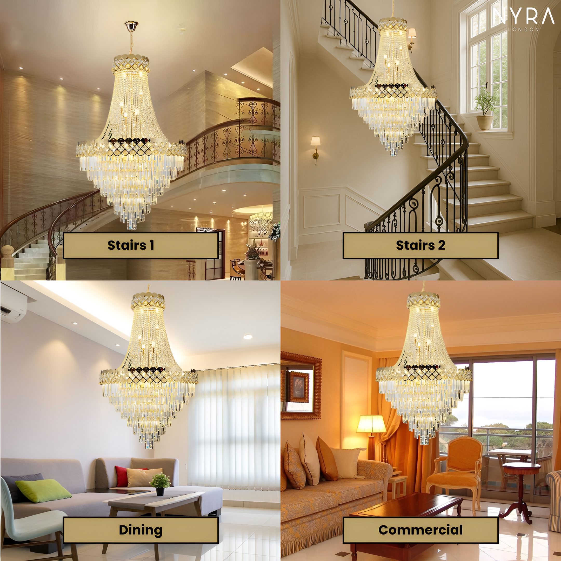 Finix Modern Crystal Chandelier