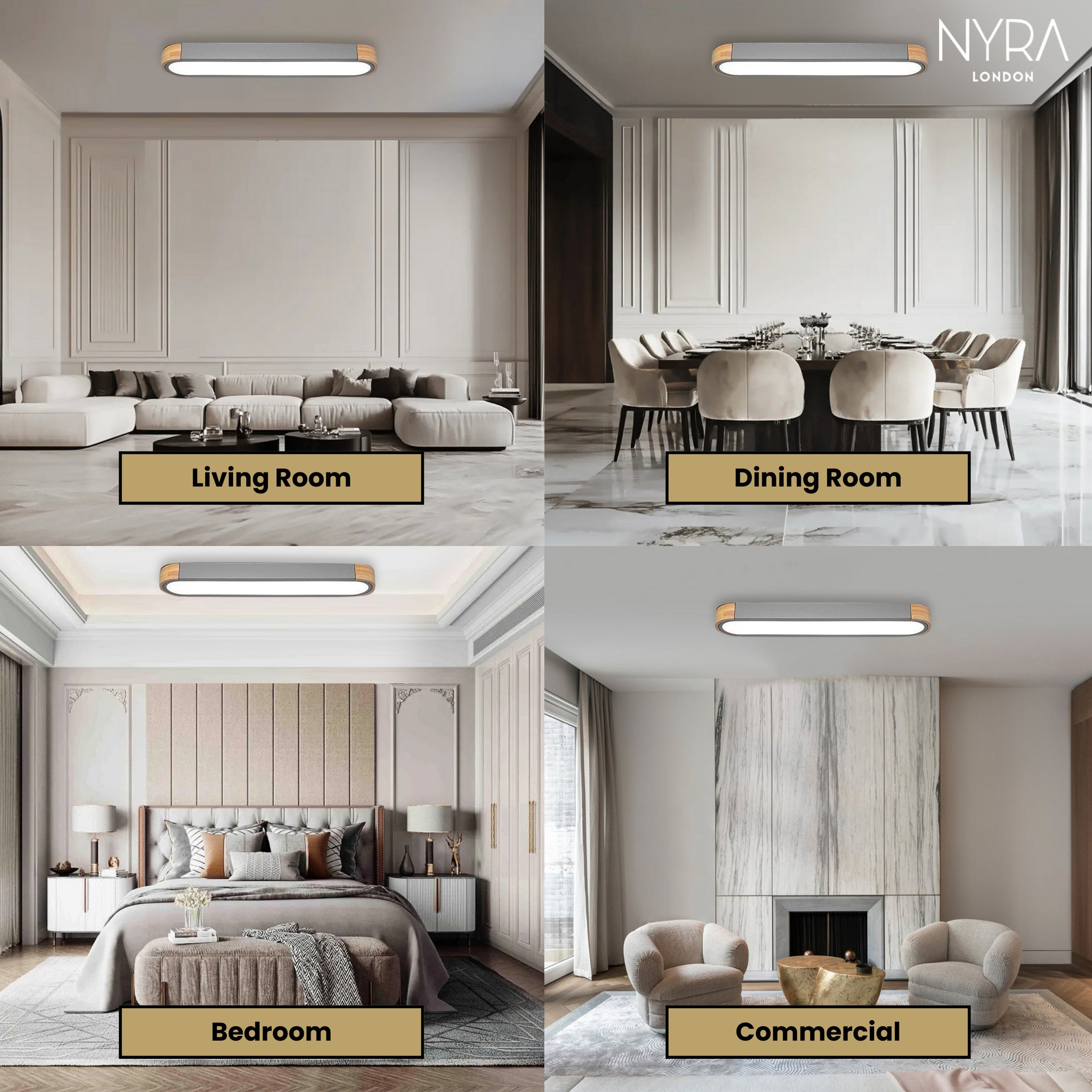 Ida Wooden Ceiling Lamps