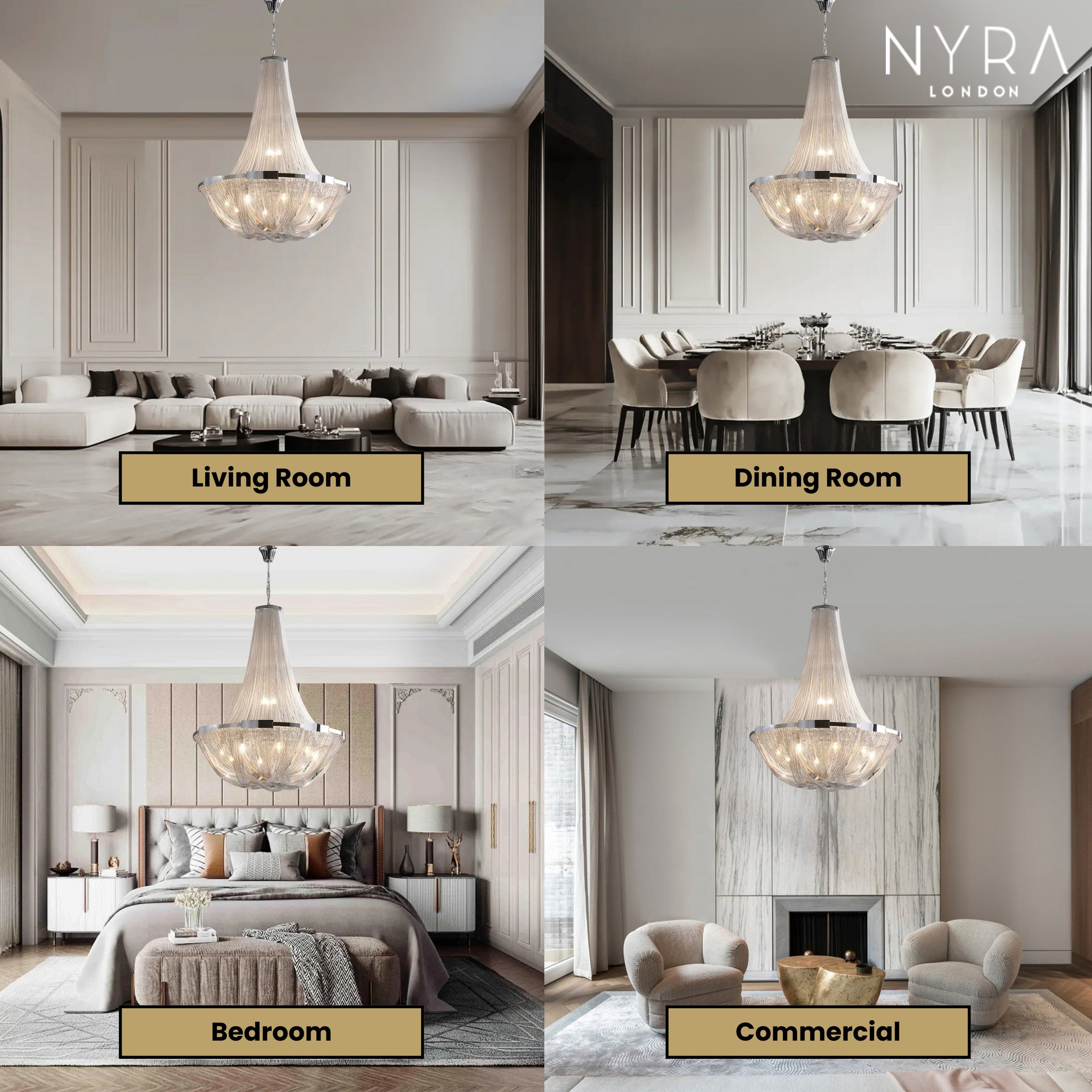 Alverton Tassel Staircase Chandelier