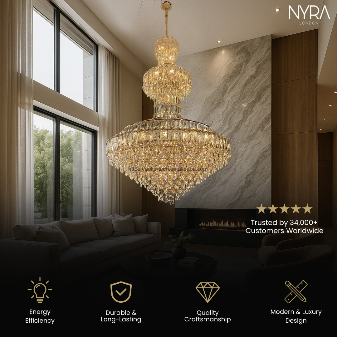 Orlix Large Crystal Chandelier