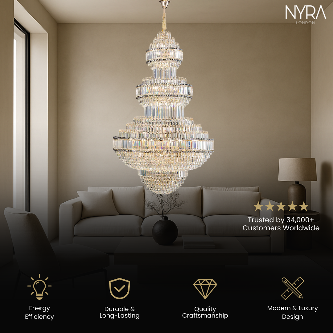 Nyra Royal Crystal Chandelier