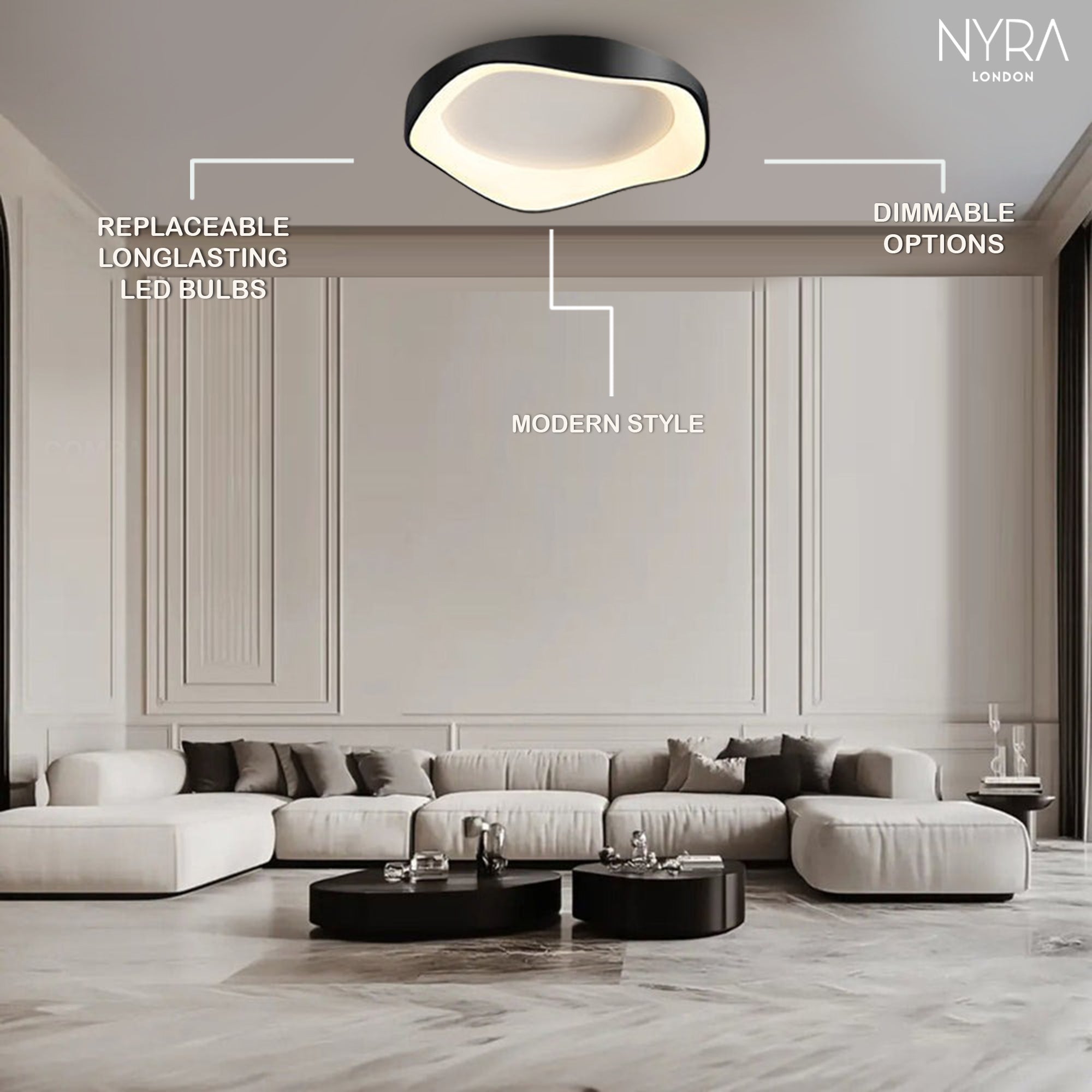 Azeeti Ceiling Wall Lamp