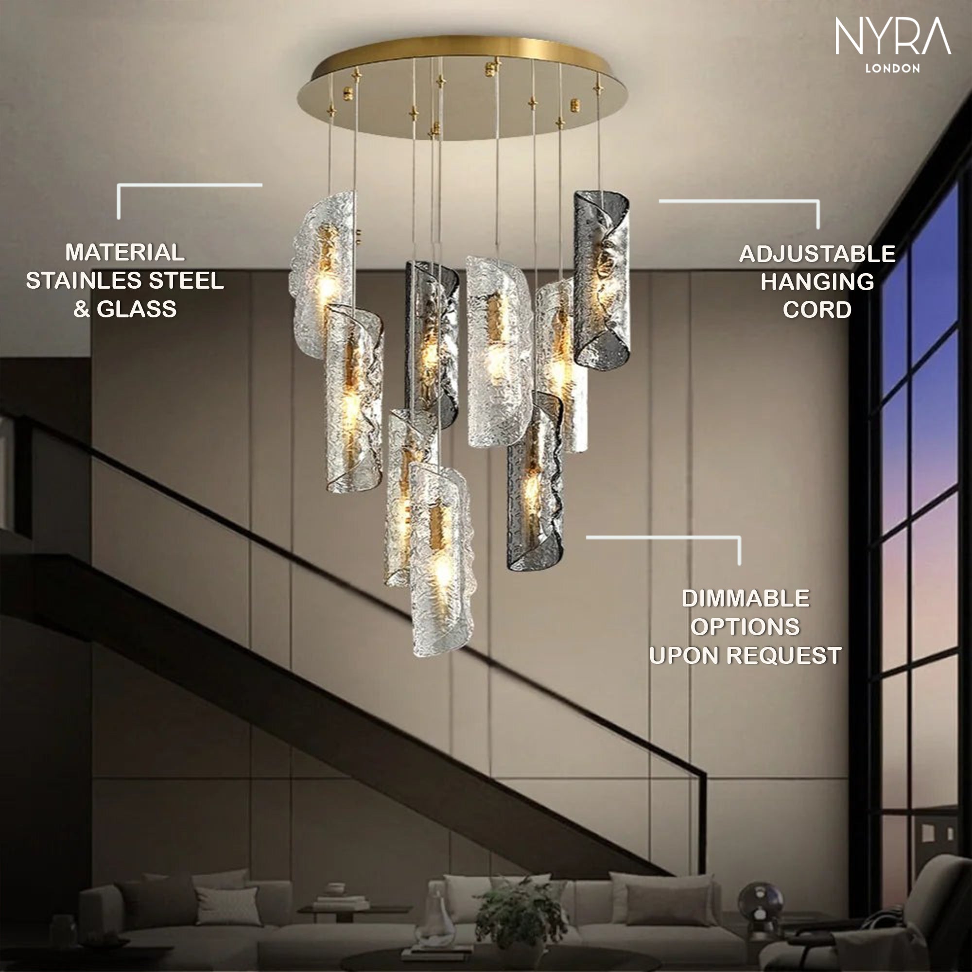 Clario Glass Pendant