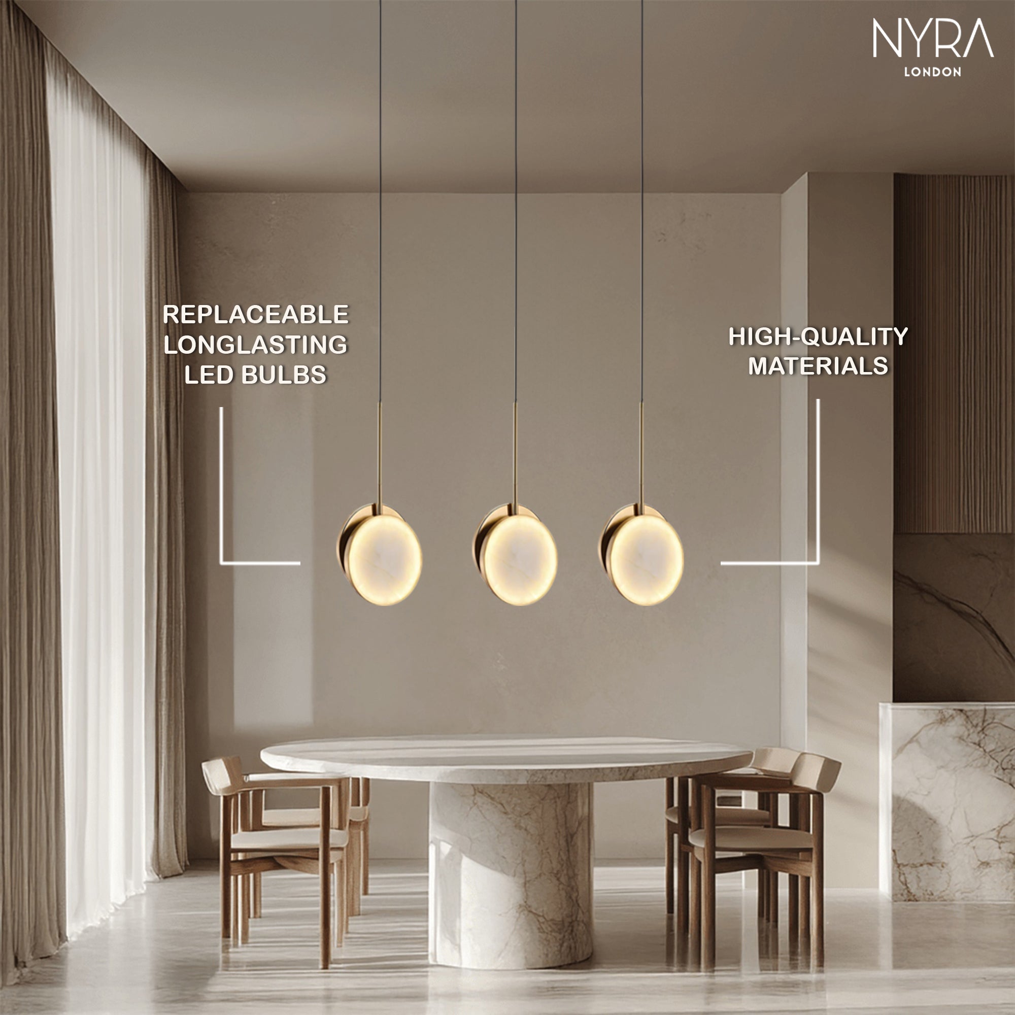 Zinfrey Moonshade Alabaster Pendant