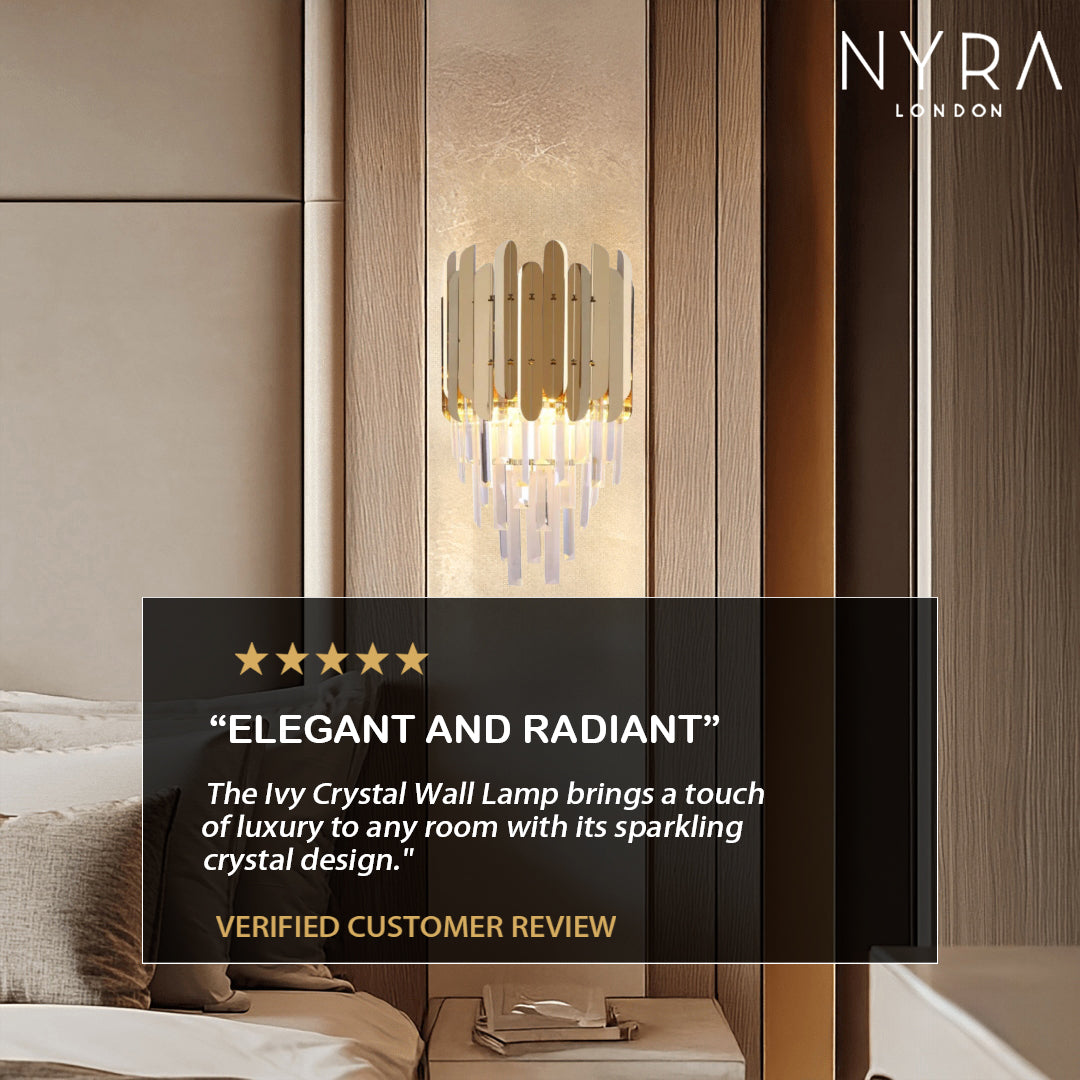 The Ivy Crystal Wall Lamp