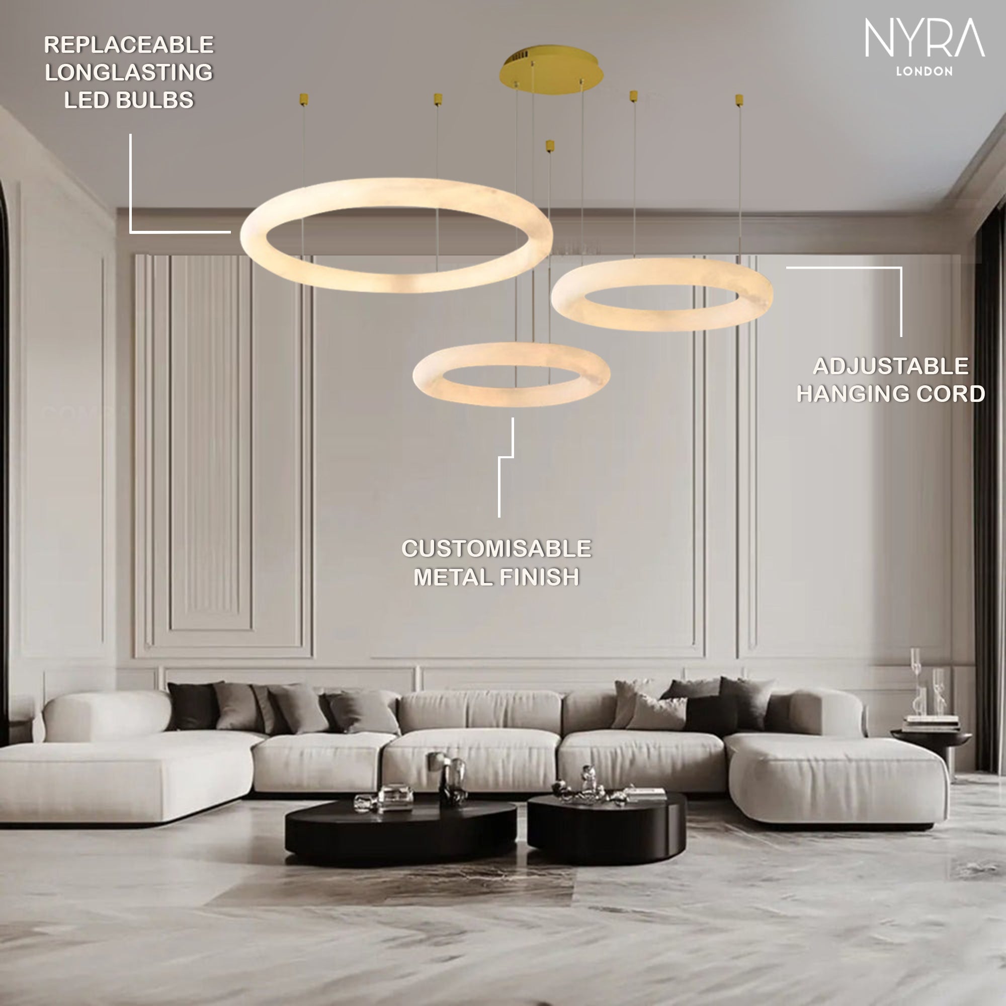 NYRA Marble Stone Ring