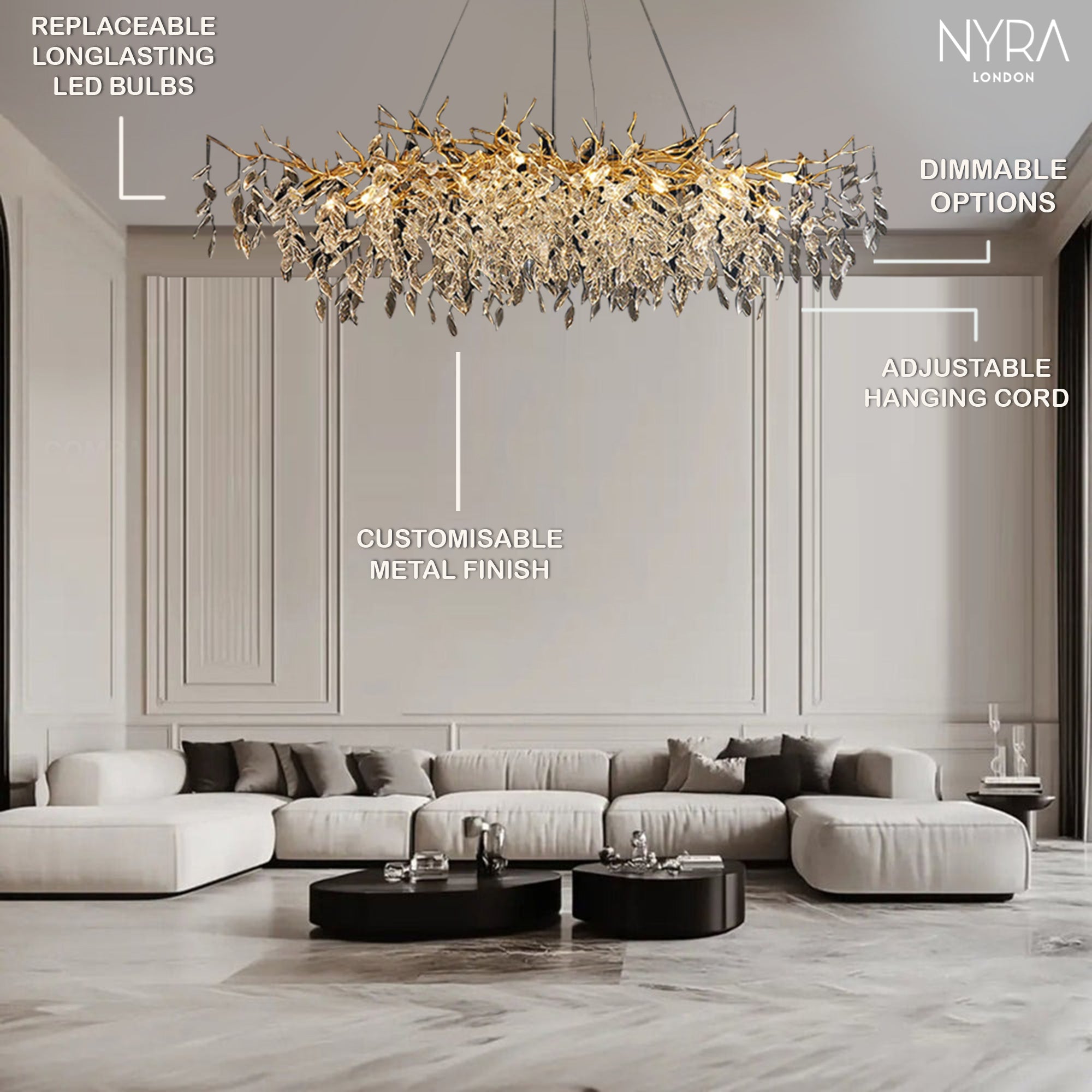 Luxury French Crystal Chandelier