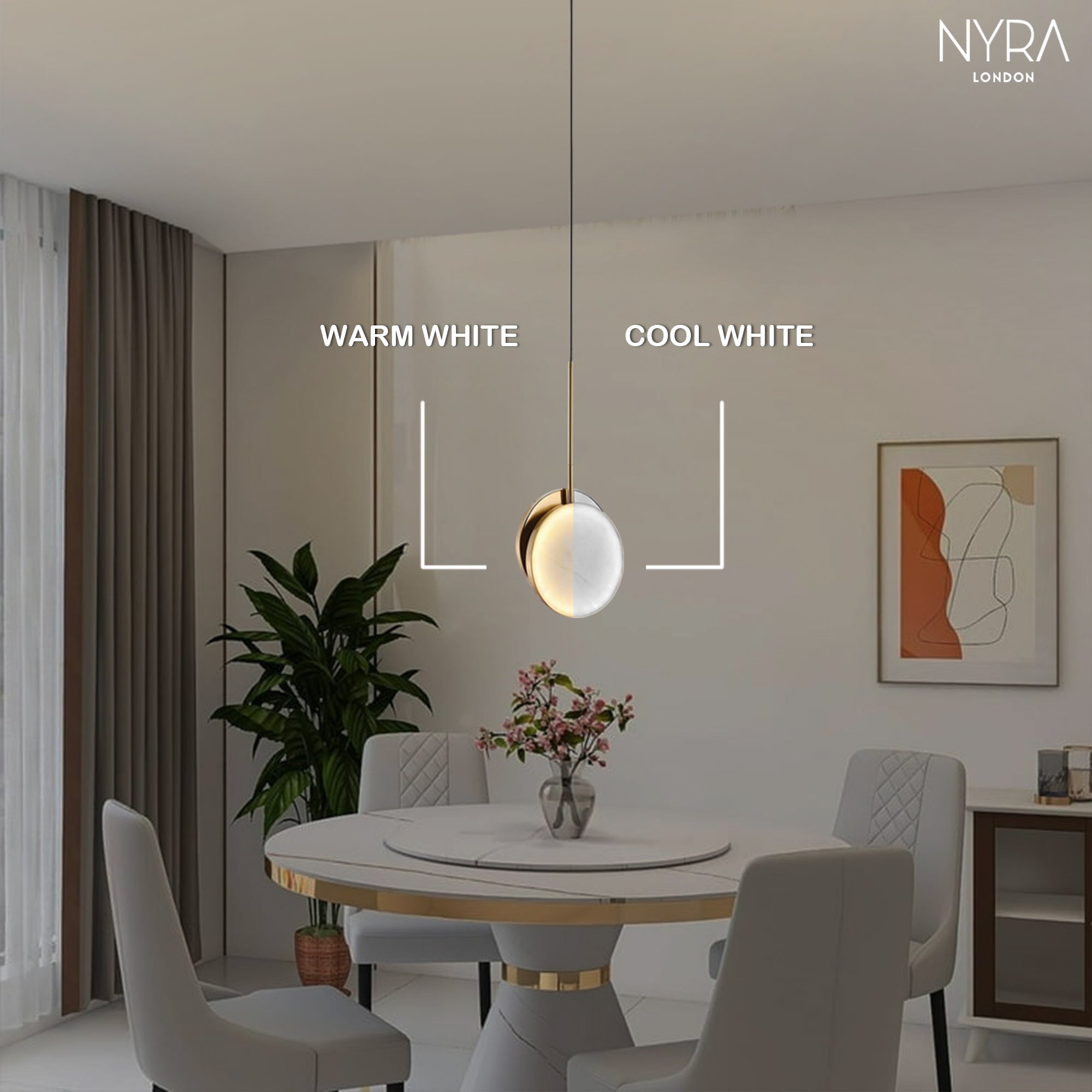 Zinfrey Moonshade Alabaster Pendant