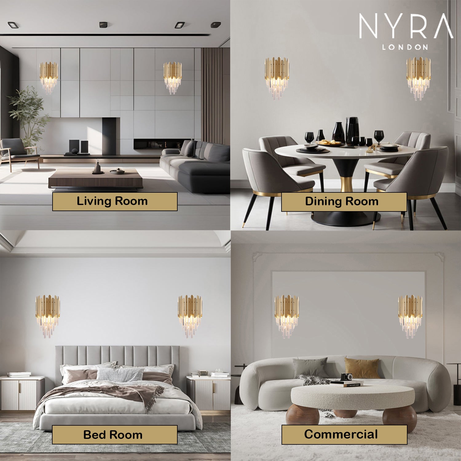 The Ivy Crystal Wall Lamp