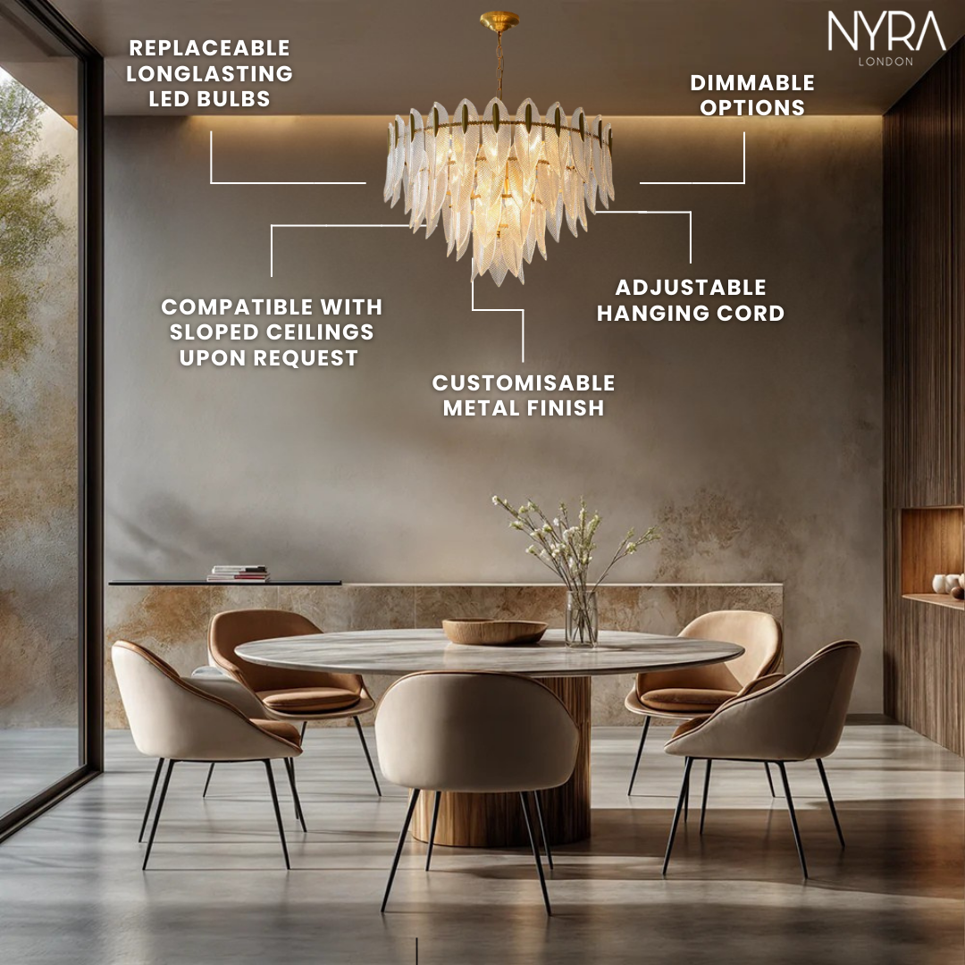 VIOLETTA Glass Chandeliers