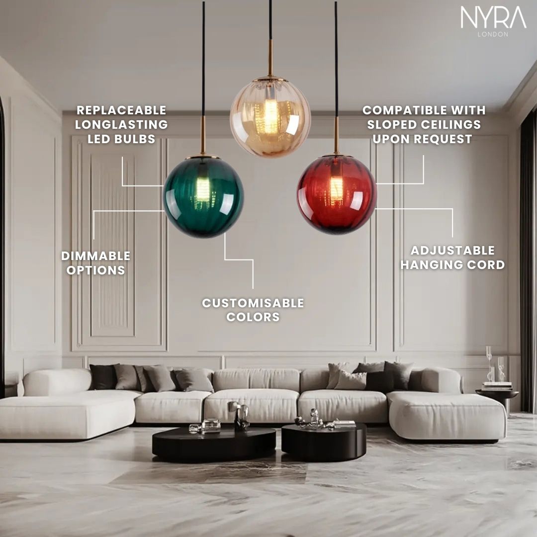 Tulise Glass Pendants