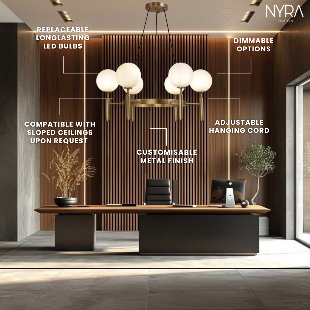 Diana Orb Ball Chandelier