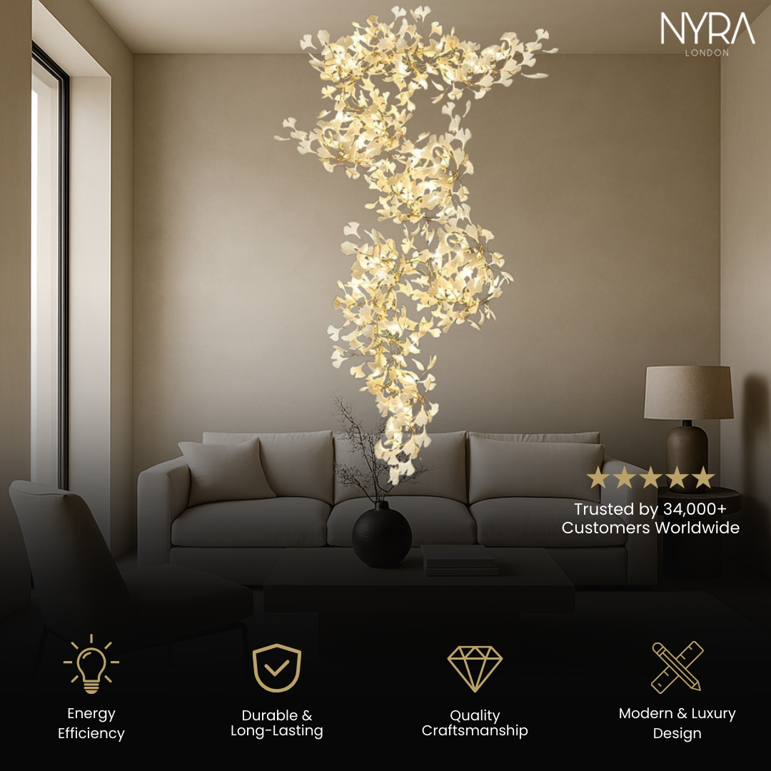 Ginkgo Leaf Chandelier