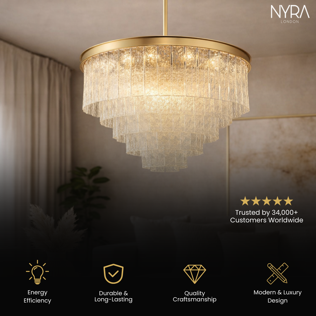 Belmont Glass Chandelier collection