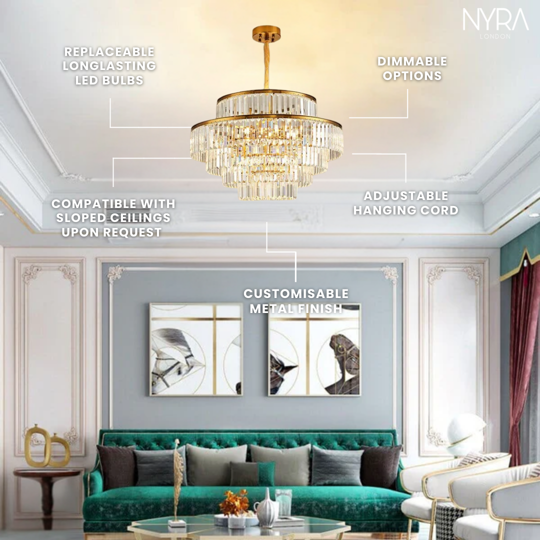 Mina Crystal Chandelier