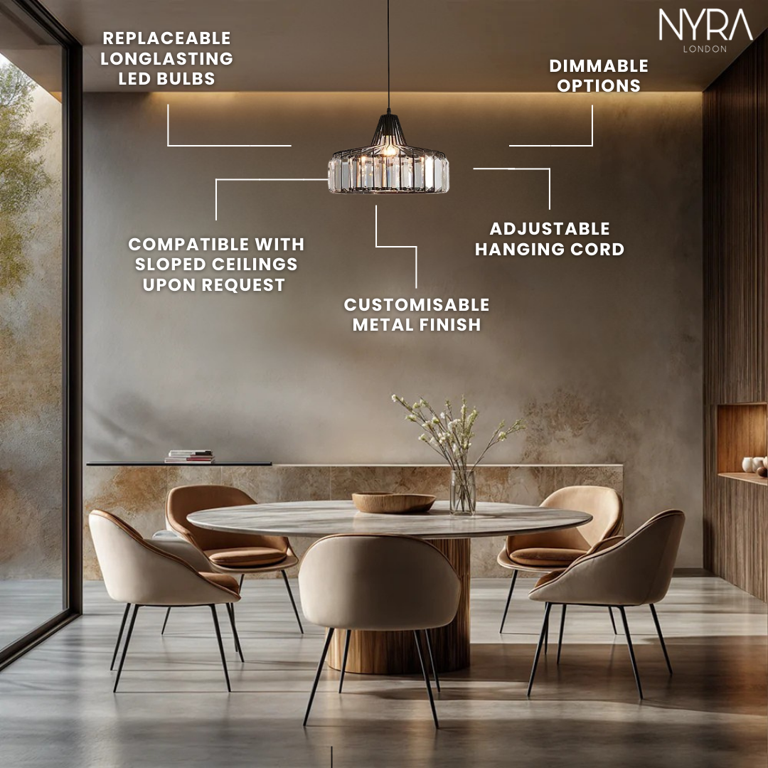 Serenity Crystal Pendant Lamp