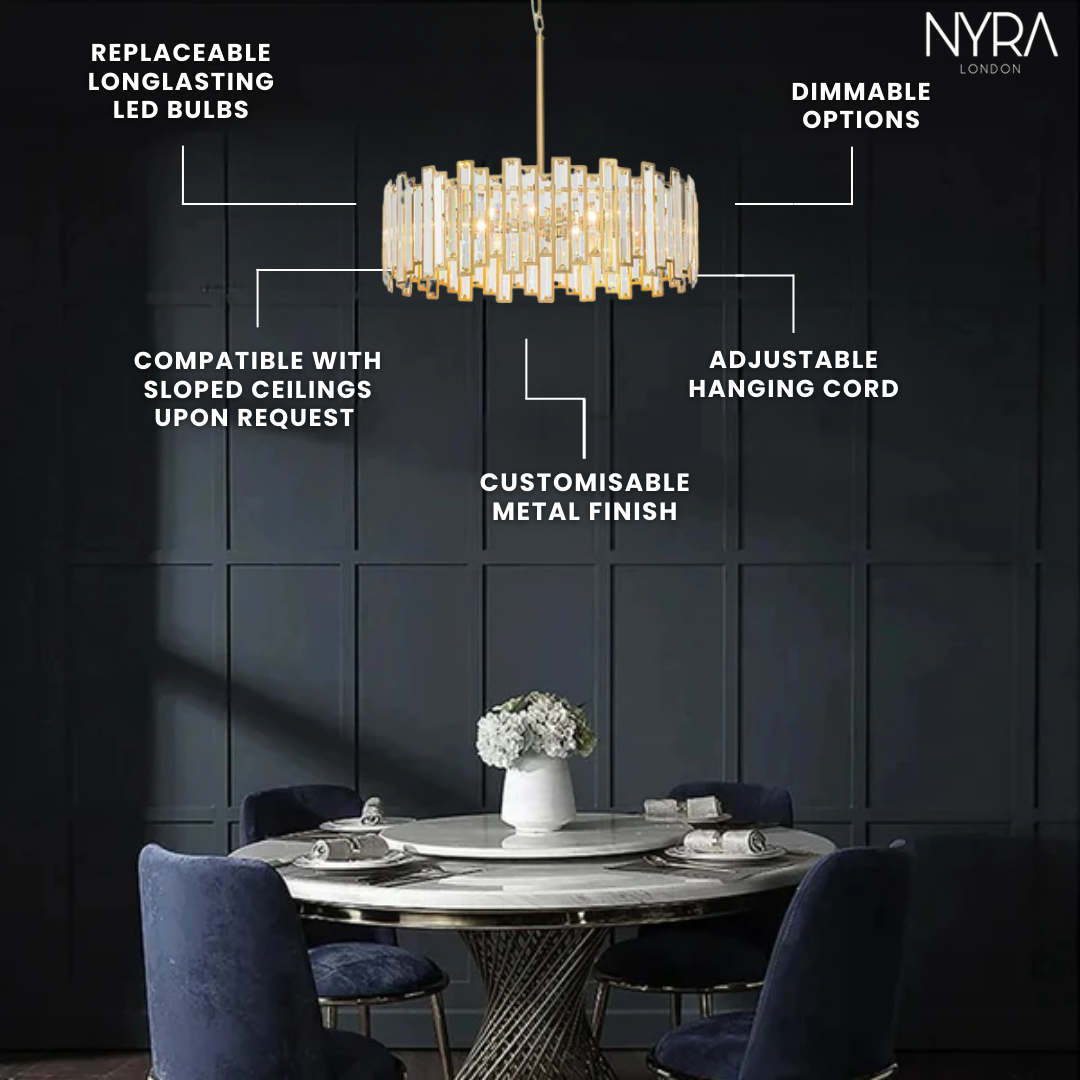 Lumora Modern Crystal Chandelier