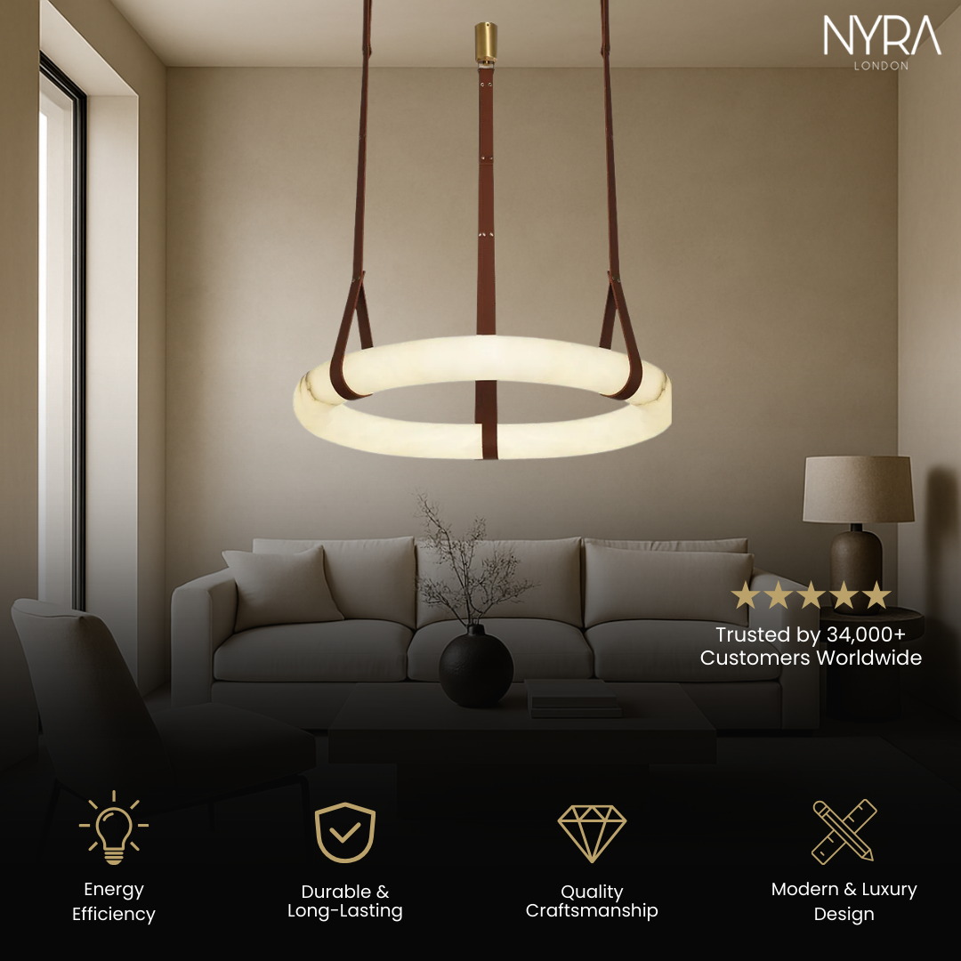 Wexford Marble Ring Chandelier