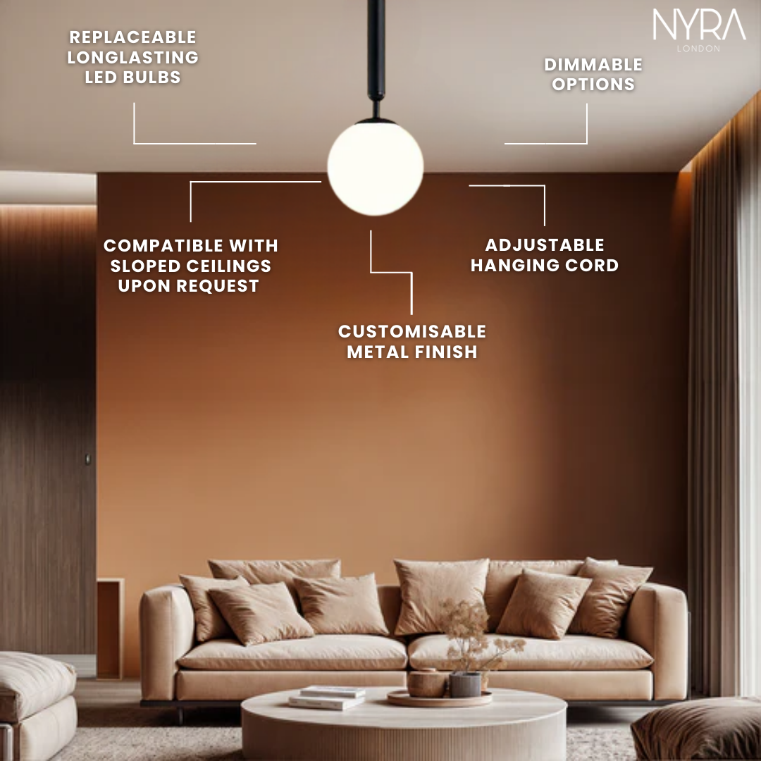 Black Castello Pendant Light